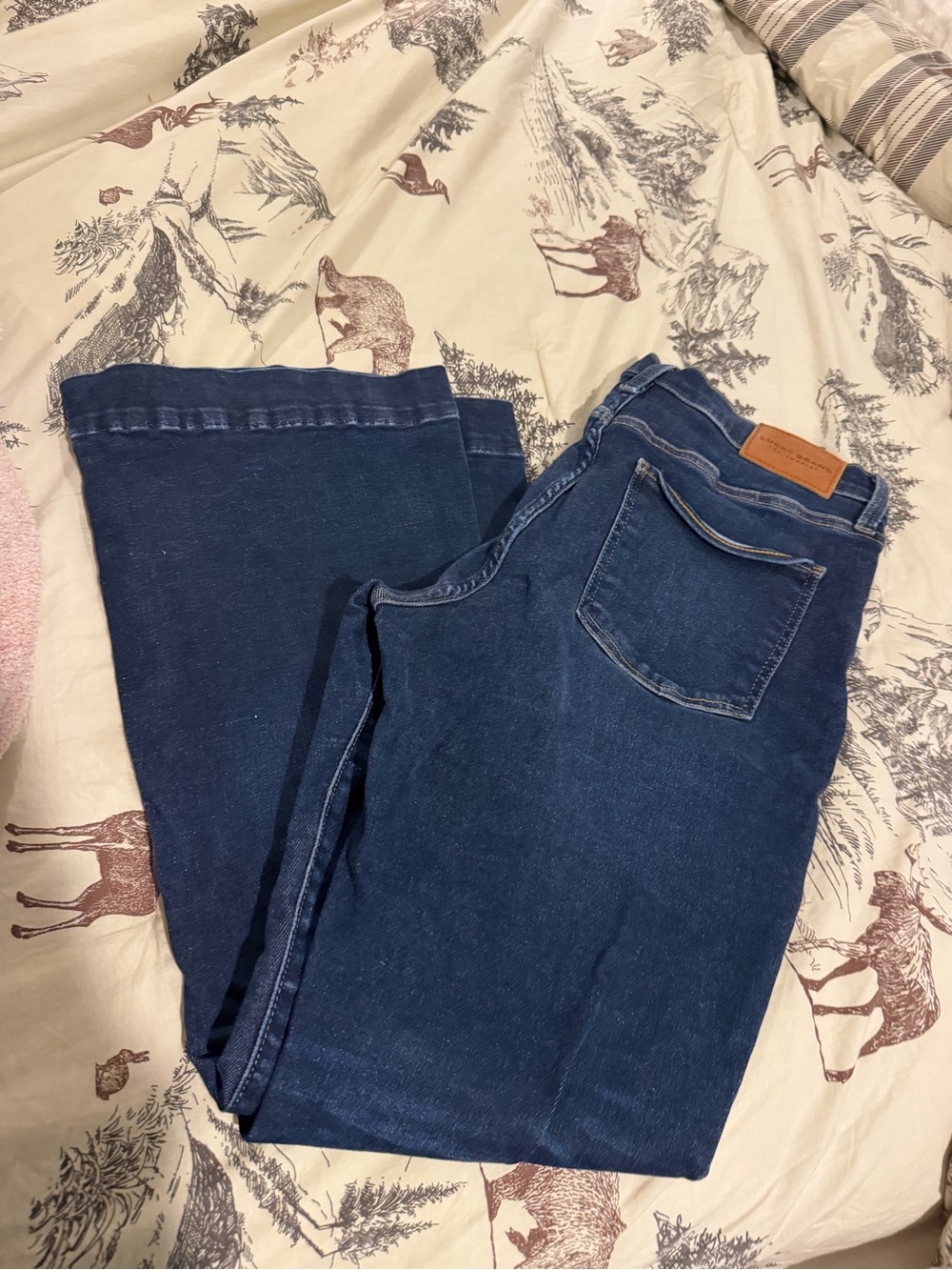 Lucky Brand Dark Blue Wide Leg Jeans